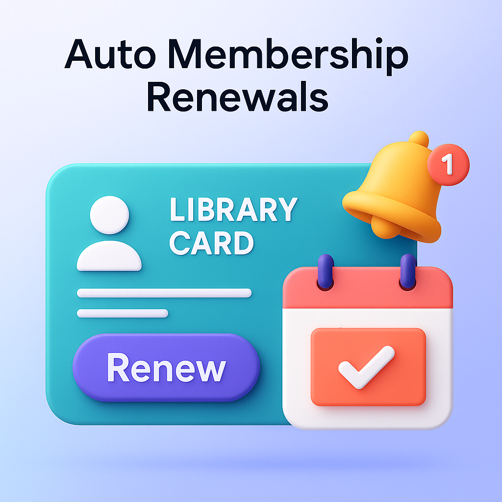Automated membership renewal reminders and payments